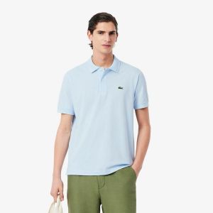 LACOST_E SKY BLUE PREMIUM CLASSIC POLO
