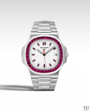 Patek Philippe Nautilus Silver Ruby