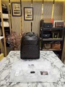 COAC_H ETHAN PREMIUM BAGPACK WITH DUST BAG PREMIUM QUALITY (COFFEE