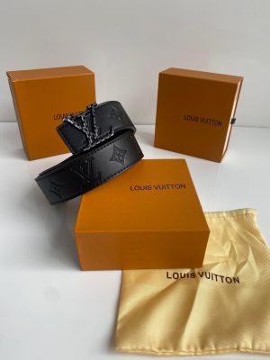 LOUIS_VUITTON EMBOSE BELT WID OG BOX ALL ACCESSORIES 