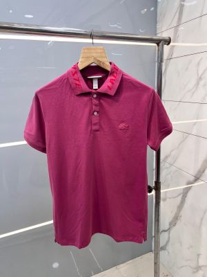 Lacost e Premium Imported Polo T shirt Collar Design With Brand Logo 395