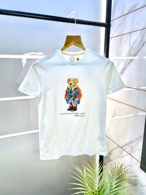 Ralph_Lauren Polo White Premium Round Neck T-shirt F2674-W2