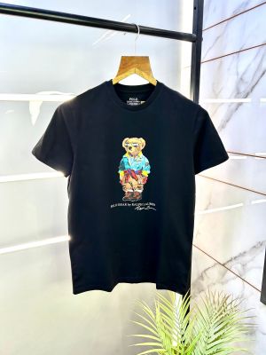 Ralph_Lauren Polo Black Premium Round Neck T-shirt F2674-B4