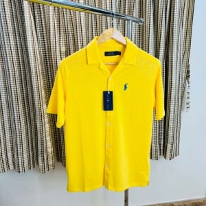 Ralph-lauren half sleeve premium shirt Yellow 280