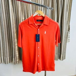 Ralph-lauren half sleeve premium shirt Red 283