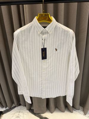 Ralph_Lauren Chest Logo Lining Full Sleeves Shirt White 