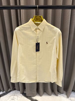 Ralph_Lauren Chest Logo Lining Full Sleeves Shirt Yellow 