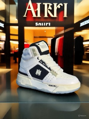 AMIRII MA 1 BLACK WHITE HIGH TOP SNEAKER PREMIUM