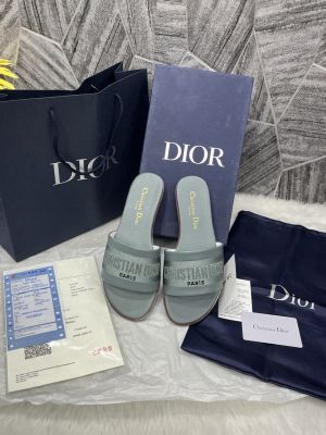 Dior_Dway_Greenish_Grey_Flats_For_Her_With_Original_Box_Carry_Bag_And_Accessories