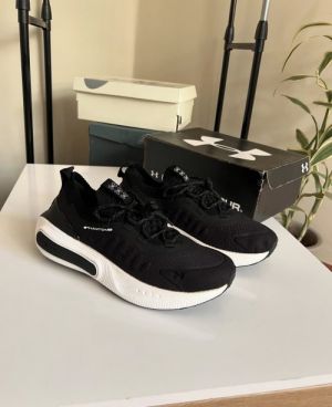 Unde r Armour Hovr Phantom 4 Black White Running Shoes