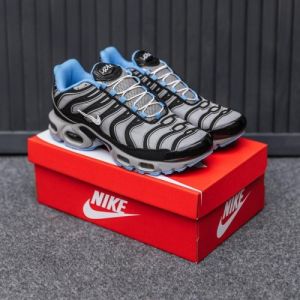 Nik e Air Max TN Waterproof Grey Black Running Shoes