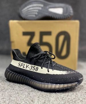 Adida_s Yeezy 350 V2 Oreo Black Semi UA With Full Accessories Men Shoes