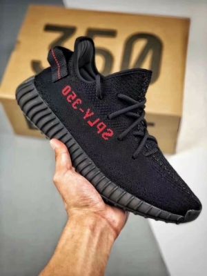 Adida_s Yeezy Boost 350 Bred With Full Accessories Semi Ua Men Shoes
