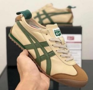 Onitsuk_a Tiger Mexico 66 Beige Grass Green Men Shoes