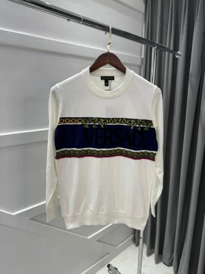 Versac_e Premium Imported Turkish Sweatshirt White 1575