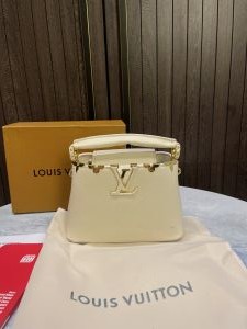 Louis_vuitton small Capucines BB with duty free bill and magnet box 520