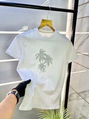 Arman_i Exchange White Premium Round Neck Printed T-shirt F2470-WH