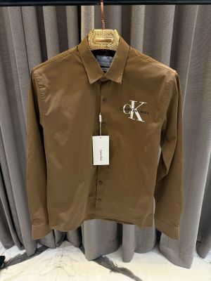 CALVIN_KLEIN_BROWN_MONOGRAM_PRINT_PREMIUM_SHIRT_(1730)