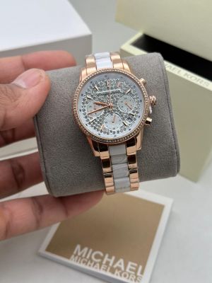 Micheal Kors Bradshaw Diamond Chronograph 