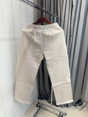 Essentia l Premium Fleece Cotton Track Pants Cream 2391