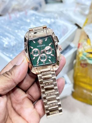 Versace Dominus Premium Quality Watch VE6H00523 Rosegold Green Dial