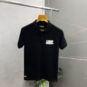 Lacost_e Black Premium Polo Neck Tshirt 465