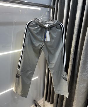 Adida s Light Grey Embroidery Logo Premium Trackpant