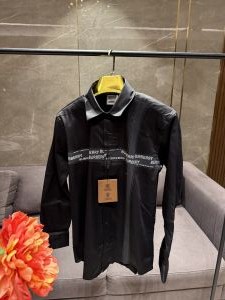BURBERR_Y BLACK  FRONT PRINTED WITH BOX