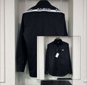 Balmai_n Paris Tira Printed Very Premium Partywear Shirt With OG Box & Bag
