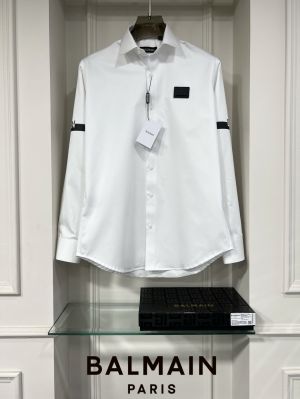 Balmai_n Paris Baju Printed Very Premium Partywear Shirt With OG Box & Bag