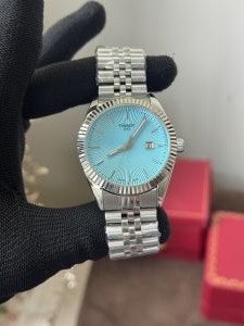 Tisso t Ballade Silver-Blue Luxury Watch