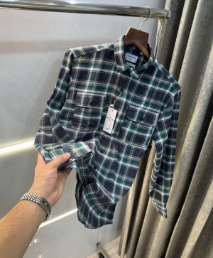Jack&Jones Green Checks Premium Classic Shirt