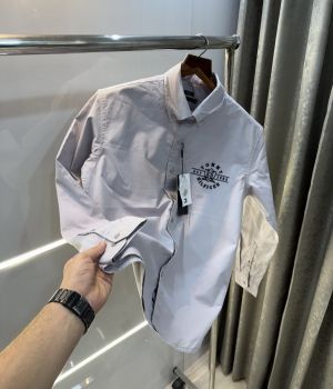 Tommy  Hilfiger Grey Embroidery Work Classic Shirt