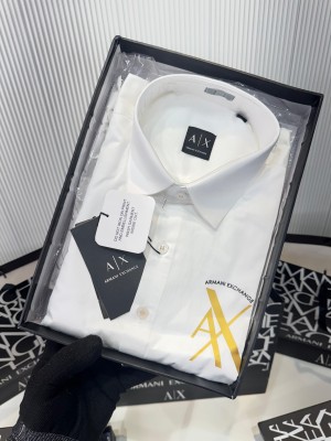 Arman i Exhange Premium Imported Shirt With Og Box n Carry Bag White 2359