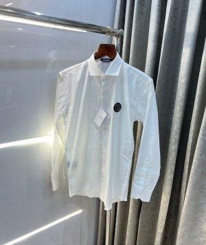 Balmai n Paris Premium Imported Shirt With Og Box And Carry Bag White 1995