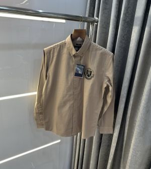 Tommy  Hilfiger Beige Embroidery Work Classic Shirt