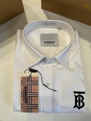 Burberr y premium imported shirt with og box and carry bag white 1779