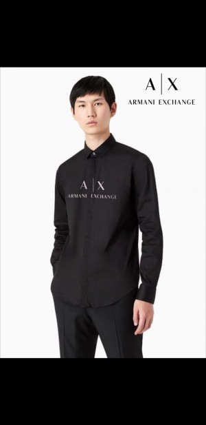 Emporio Arman i Reflective Premium Shirt Black 2294