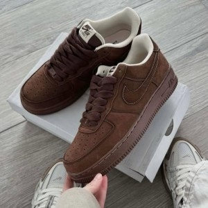 Nike airforce 1 low cacao brown