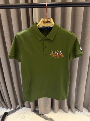 Ralph_Lauren Chest Logo Polo T-shirt Green