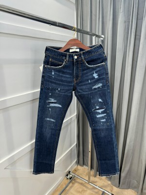 Celin e Dark Blue Imported Denim With Og Box Dark Blue 1380