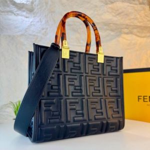 FEND.I MONOGRAM PREMIUM TOTE BAG WITH OG DUST BAG