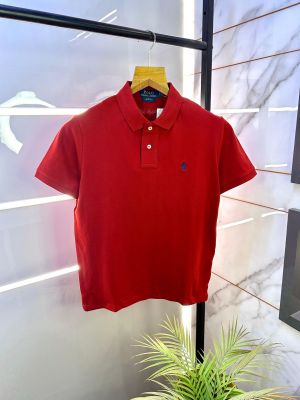 Ralph_Lauren Polo Red Premium Collar Neck T-shirt F2644-RE