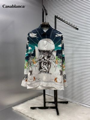 Casablanc a Premium Imported All Over Printed Shirt with Brand Box 2681