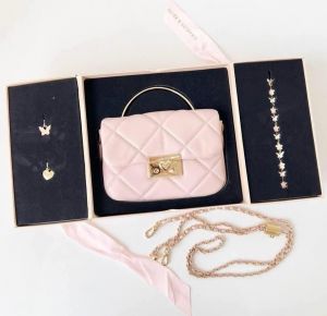 Charles_&_Keith_Top_Handle_Hobo_Bag_With_Box_Dustbag_Slingchain_chainpouch