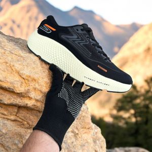Skecher_s go run max road black beige Men Shoes