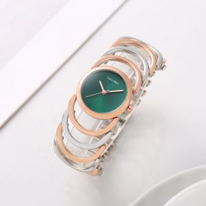 Calvin Klei n Bracelet Dual Tone-Green Premium Ladies Watch 
