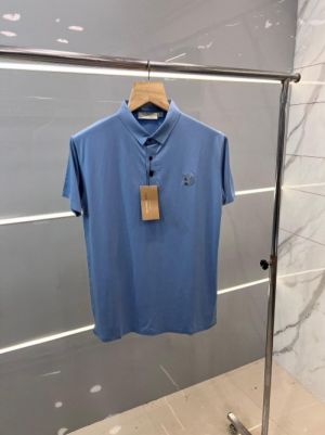 Burberr y Imported Lycra Fabric Polo Sky Blue sale offer  786