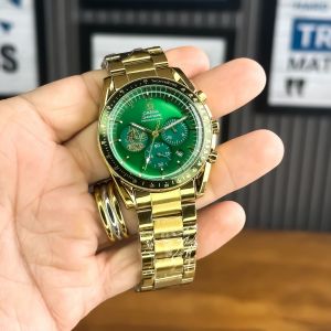 OMEGA_SPEEDMASTER_GOLD-GREEN