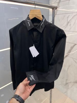 BALMAIN_PARIS_BLACK_EMBROIDERY_LOGO_PREMIUM_SHIRTS_WITH_BOX_PACKING_AND_CARRY_BAG_(1757)